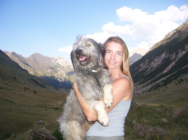 Lissa & Rocky in Pyrenees 2009